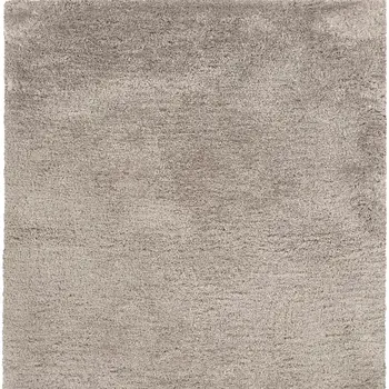 3' X 5' Silver Shag Hand Tufted Area Rug