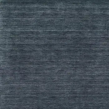 5' X 8' Navy Blue Wool Hand Tufted Area Rug