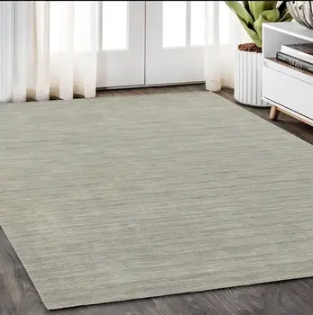 5' X 8' Gray Wool Hand Tufted Area Rug