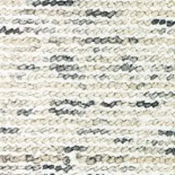 6' X 9' Ivory And Stone Hand Tufted Area Rug