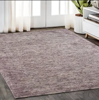 5' X 8' Purple And Pink Hand Tufted Area Rug