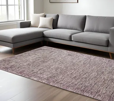 6' X 9' Purple And Pink Hand Tufted Area Rug