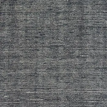 6' X 9' Charcoal And Black Hand Tufted Area Rug