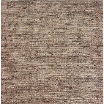 5' X 8' Taupe And Pink Hand Tufted Area Rug
