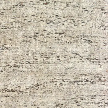 6' X 9' Ivory And Sand Hand Tufted Area Rug