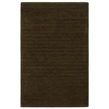 6' X 9' Brown Wool Hand Tufted Area Rug