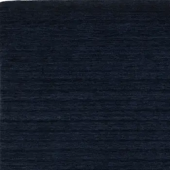 6' X 9' Navy Blue Wool Hand Tufted Area Rug