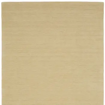 6' X 9' Beige Wool Hand Tufted Area Rug