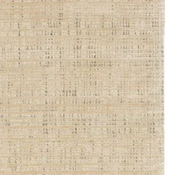 8' Beige And Ivory Striped Hand Tufted Runner Rug