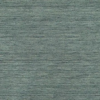 8' Light Blue Wool Hand Tufted Runner Rug