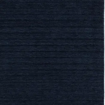 8' X 10' Navy Blue Wool Hand Tufted Area Rug