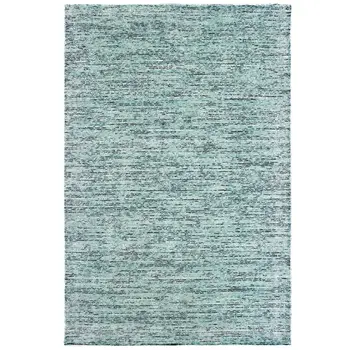 8' X 10' Blue Hand Tufted Area Rug