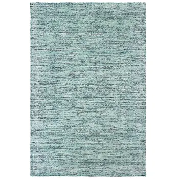 8' X 10' Blue Hand Tufted Area Rug