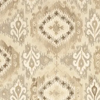 8' X 10' Beige And Ivory Wool Abstract Hand Tufted Area Rug
