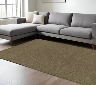 6' X 9' Gray Wool Hand Tufted Area Rug