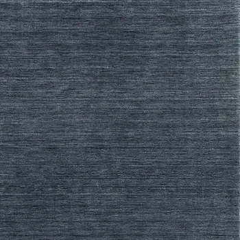 6' X 9' Navy Blue Wool Hand Tufted Area Rug