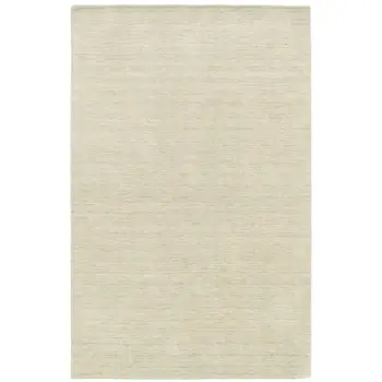6' X 9' Beige Wool Hand Tufted Area Rug