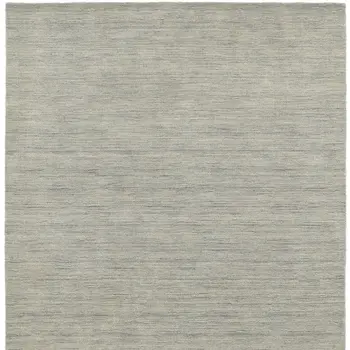 6' X 9' Gray Wool Hand Tufted Area Rug