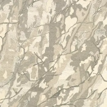 8' X 10' Beige And Ivory Wool Abstract Hand Tufted Area Rug