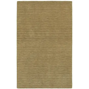 8' X 10' Gold Wool Hand Tufted Area Rug
