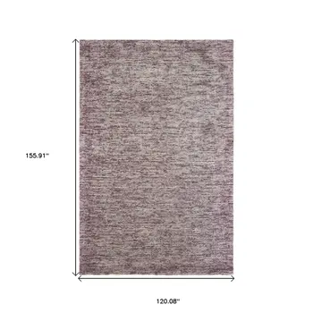 10' X 13' Purple And Pink Hand Tufted Area Rug
