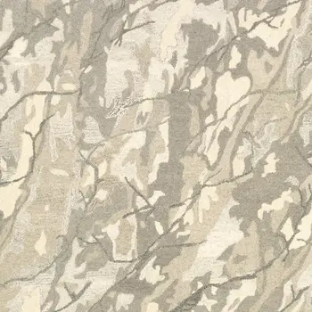 10' X 13' Beige And Ivory Wool Abstract Hand Tufted Area Rug