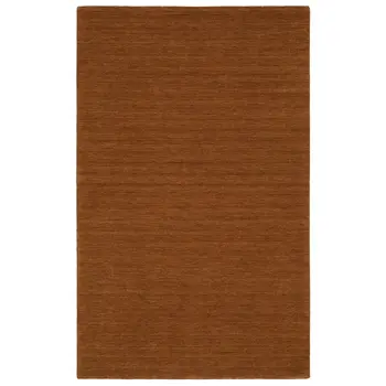 10' X 13' Rust Wool Hand Tufted Area Rug