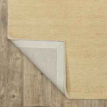 10' X 13' Beige Wool Hand Tufted Area Rug