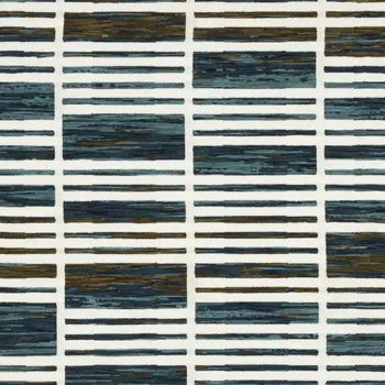 10' X 13' Ivory And Blue Geometric Area Rug