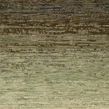 10' X 13' Brown And Green Abstract Area Rug