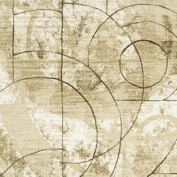 10' X 13' Beige And Brown Geometric Area Rug