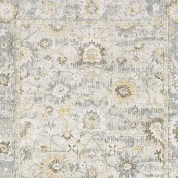 10' X 14' Ivory And Blue Oriental Hand Tufted Area Rug