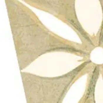 5" x 5" Gold Vinyl Arabesque Peel And Stick Removable Tiles