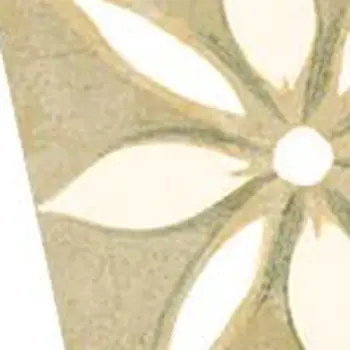 8" x 8" Gold Vinyl Arabesque Peel And Stick Removable Tiles
