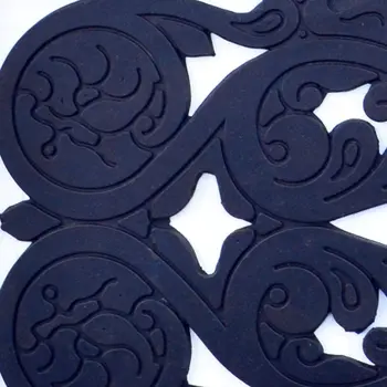 10" X 30" Black Rubber Outdoor Door Mat