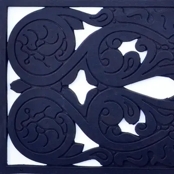 10" X 30" Black Rubber Outdoor Door Mat