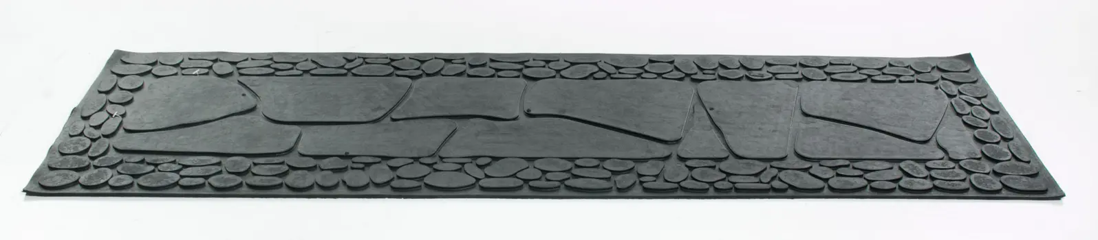 10" X 33" Black Rubber Outdoor Door Mat