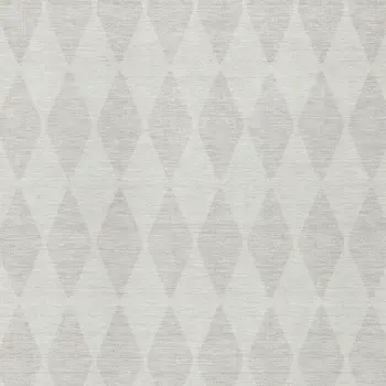 3' X 5' Ivory And Beige Geometric Washable Indoor Outdoor Area Rug