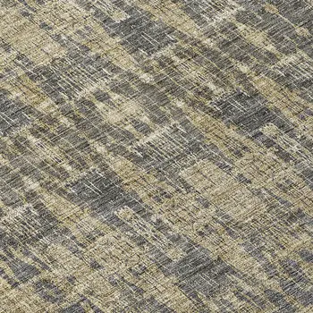 8' Gray Taupe And Beige Round Moroccan Washable Indoor Outdoor Area Rug