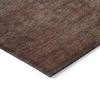 10' X 14' Teal Blue Chocolate And Charcoal Ombre Washable Indoor Outdoor Area Rug