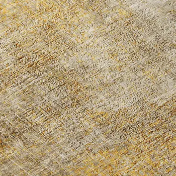 8' Beige Taupe And Ivory Round Abstract Washable Indoor Outdoor Area Rug