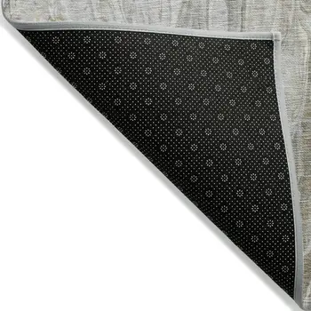 8' X 10' Taupe Beige And Ivory Abstract Washable Indoor Outdoor Area Rug