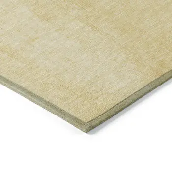 10' X 14' Gold Yellow And Wheat Nautical Washable Indoor Outdoor Area Rug