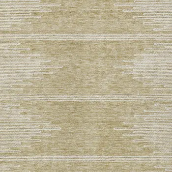8' X 10' Beige And Ivory Abstract Washable Indoor Outdoor Area Rug
