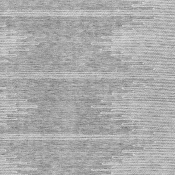 10' X 14' Gray And Ivory Abstract Washable Indoor Outdoor Area Rug