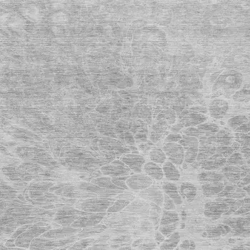 3' X 5' Silver And Gray Abstract Washable Indoor Outdoor Area Rug