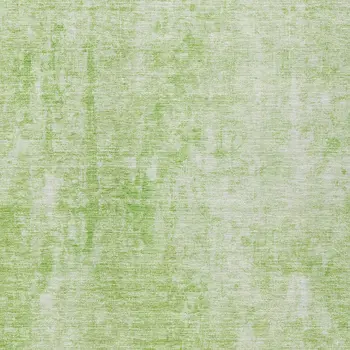 3' X 5' Green Abstract Washable Indoor Outdoor Area Rug