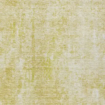 3' X 5' Gold Wheat And Ivory Abstract Washable Indoor Outdoor Area Rug