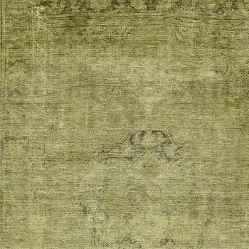 3' X 5' Khaki Brown And Taupe Oriental Washable Indoor Outdoor Area Rug
