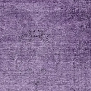 9' X 12' Purple Eggplant And Lavender Oriental Washable Indoor Outdoor Area Rug